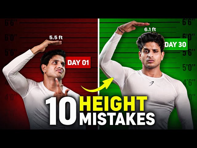 Avoid these 10 mistake to increase height