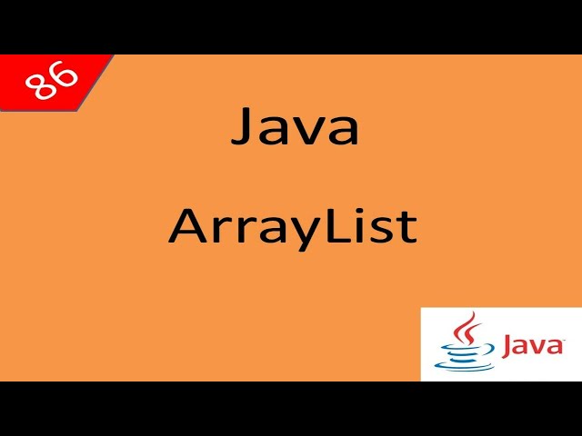 Java Cours درس جافا 86 ArrayList