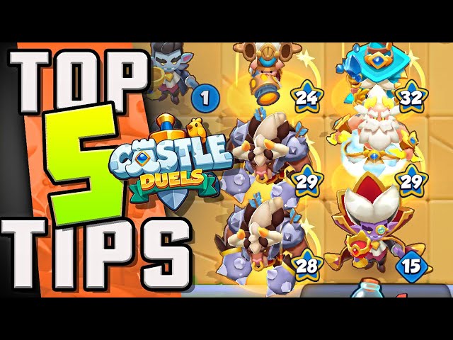 TOP 5 TIPS for CASTLE DUELS - WIN MORE!
