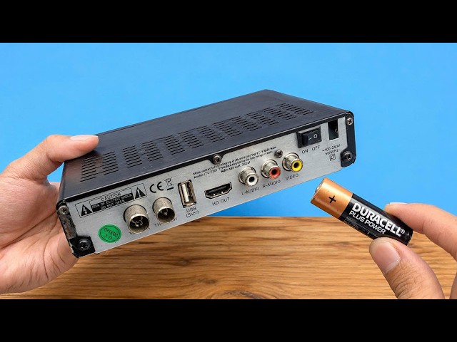 📡 Don't Throw Away Your Old Digital TV Box! Just Add a Battery and Watch What Happens!