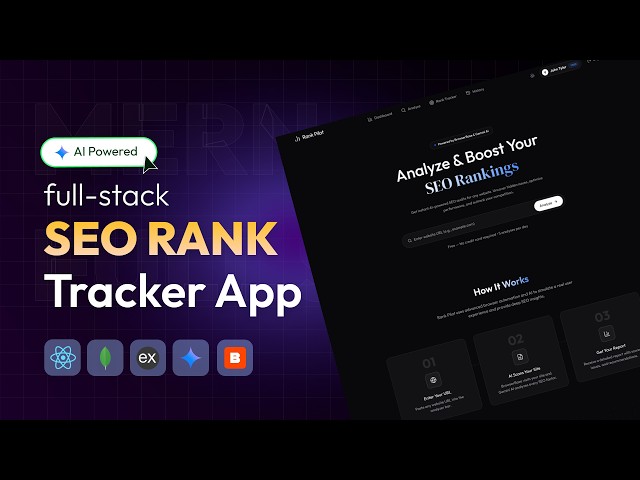 Build & Deploy Full Stack AI SEO Rank Tracker Website | MERN Stack Project Tutorial 2026