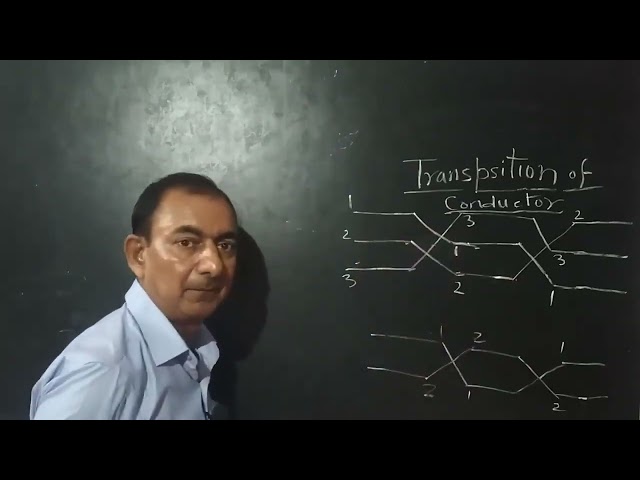 What is meant by Transposition of Conductors   Advantages of transposition of conductors Hindi