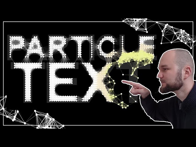 Vanilla JavaScript Text Animation Tutorial [Particles & Physics effect]