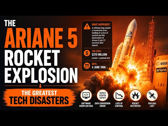 The Ariane 5 Rocket Explosion | The Greatest Tech Disasters | Uplatz