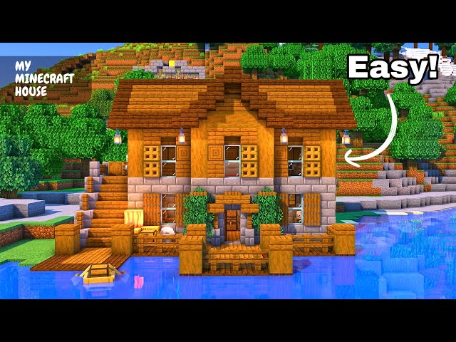 Minecraft: How to Build a Starter House | Tutorial🏠