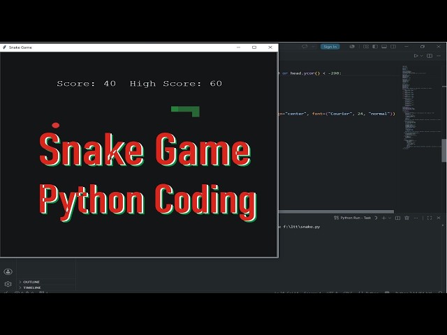 Snake Game Python Coding | Lunar Computer College