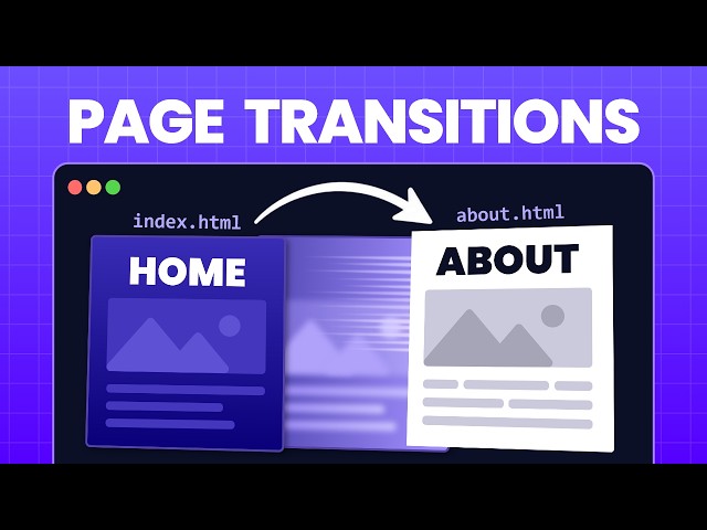 CSS Can Now Animate Between Pages