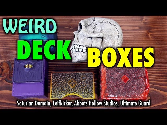 MTG Best Deck Boxes 24 - Review of Weird and Unusual Deck Boxes for Magic: The Gathering and Pokemon