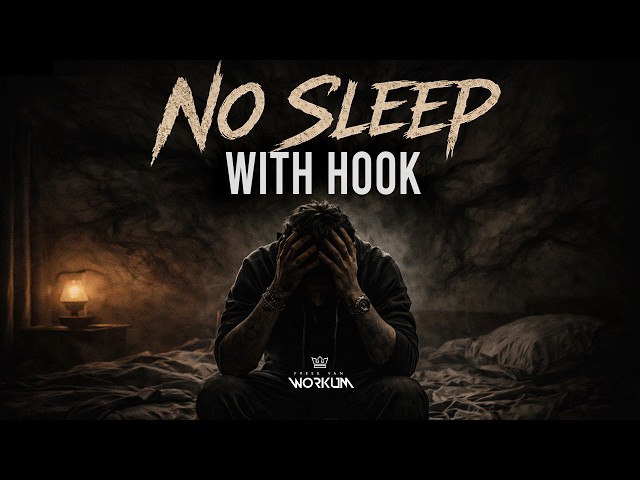 "No Sleep" (with hook) | Rap Instrumental | Sad Type Beat