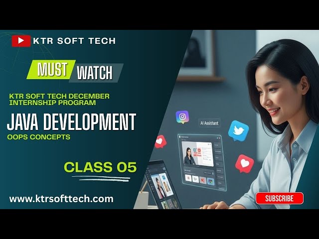 Java Internship Program |opps concepts | Class 5 | Batch Dec 2025