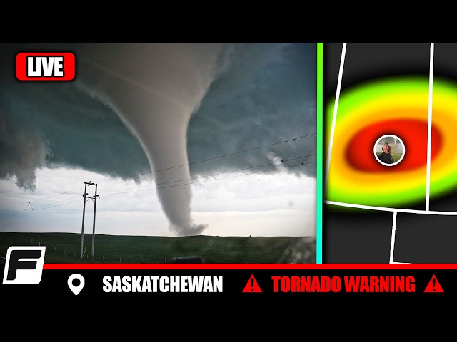 🔴 LIVE Storm Chasers - CANADIAN TORNADO THREAT - Saskatchewan