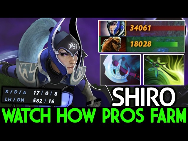 SHIRO [Luna] Watch How Pros Farm 1200 XPM Dota 2