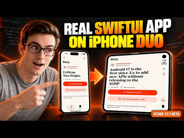 I Ran a Real SwiftUI App on iPhone Duo — Here’s What Happened