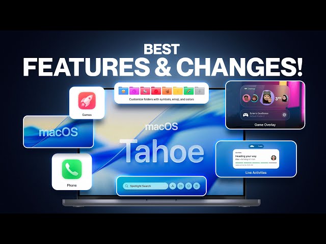 macOS 26 Tahoe - Best New Features and Changes!