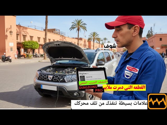 أسرار جهاز في التعامل مع أعطال الداسيا المعقدة DiagzonePro cylinder0301F8 pollutant combustion misfr