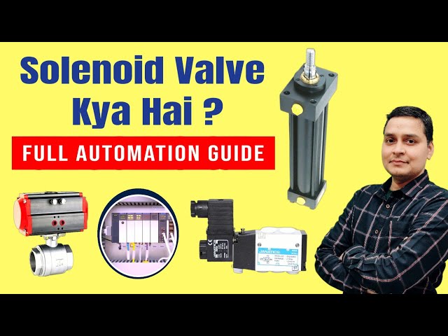 Solenoid valve working in instrumentation and  plc systems| Solenoid valve connection
