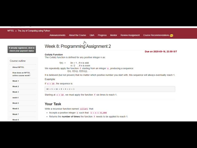 JOY OF COMPUTING USING PYTHON WEEK 8 PROGRAM ANSWER............||