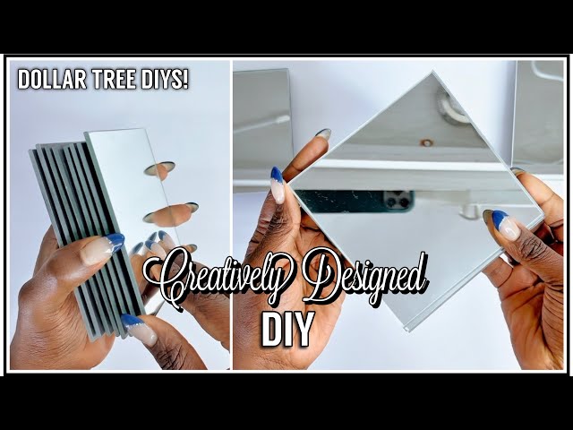 New Dollar Tree DIY High end Home Decor Project Ideas | using square mirrors