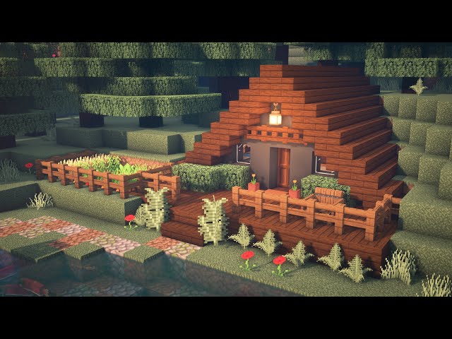 Minecraft | How to Build an Easy Starter Cabin