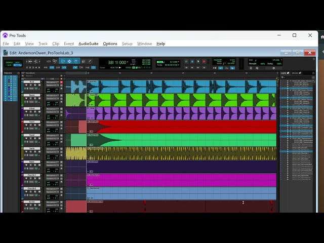 Pro Tools Lab 1 Owen Anderson