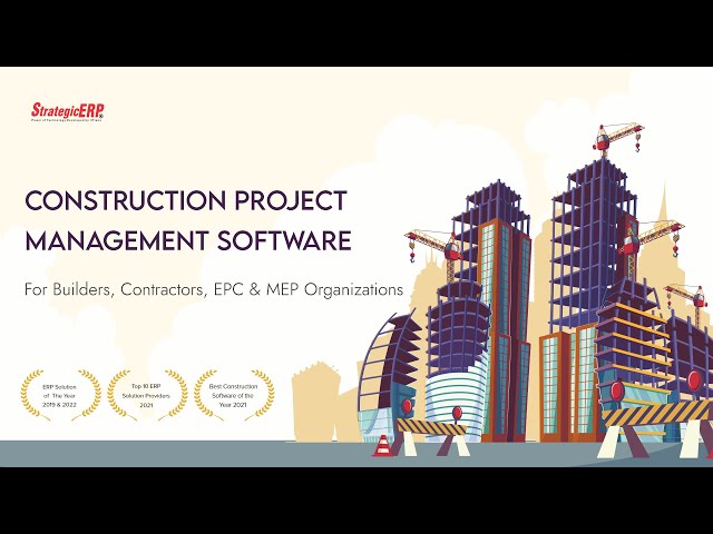 Newly Upgraded Latest Construction Project Management Software by StrategicERP