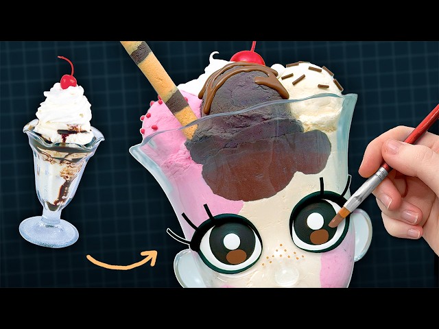creating an *ICE CREAM SUNDAE GIRL* sculpture