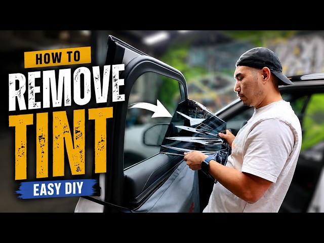 The Easiest Way To Remove Car Window Tint Like A Pro - Rivian R2 Demo