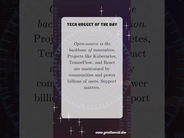 Open-source is the backbone of modern innovation.