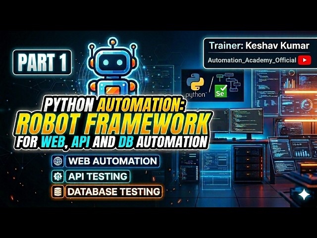 Part1| Robot Framework | Introduction | What is Robot Framework and Why Use Robot Framework |