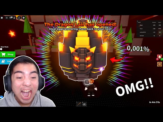 OMG! I STOLE the NEW RAREST EGG in STEAL AN EGG FIRST UPDATE..! ☠️ (Roblox)