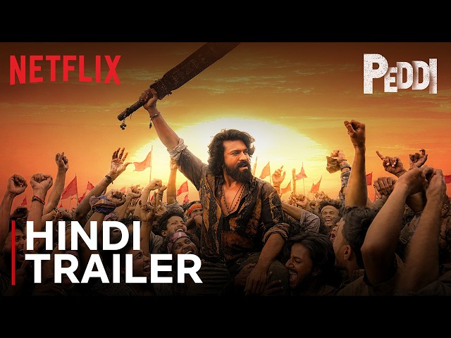 Peddi | Hindi Trailer | Ram Charan, Janhvi Kapoor, Divyenndu | Netflix India