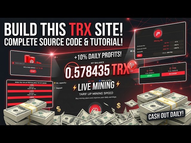 Create a TRX Mining Website | Build a Complete Mining Platform 2026