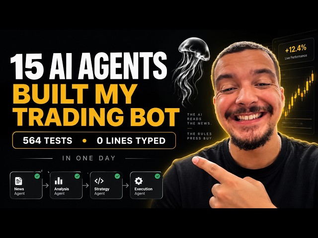 I Directed 15 AI Agents to Build a Trading Bot in One Day (564 Tests, 0 Lines Typed)