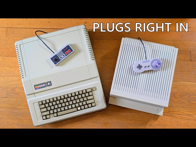 Creative thinking: Interfacing NES/SNES controllers with the Apple II