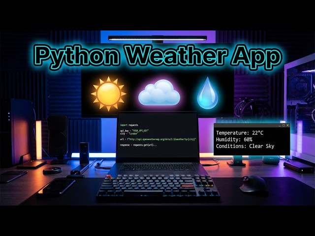 Build a REAL Weather App in Minutes with Python API