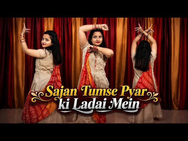 Sajan Tumse Pyar Ki Ladai Mein | Bollywood Trending Song | Wedding Song | Easy Dance Steps By Riti