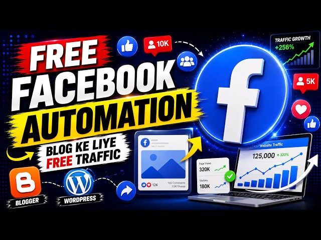 Facebook Automation Free Setup 2026, Get Free Traffic to Your Blog on Autopilot