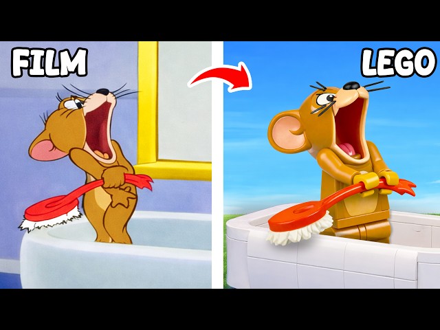 I Recreated Tom and Jerry's Best Scenes in LEGO | FUNZ Bricks