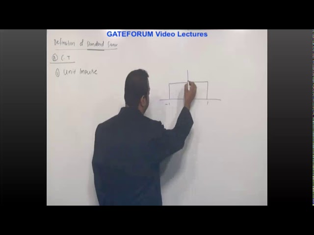 Standard Signal in Signals and Systems | Definition of standard Signals