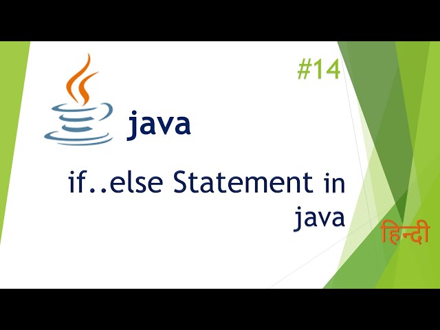 If else Statement in Java Tutorial in Hindi For Beginners Introduction to Computer Programming| 2022
