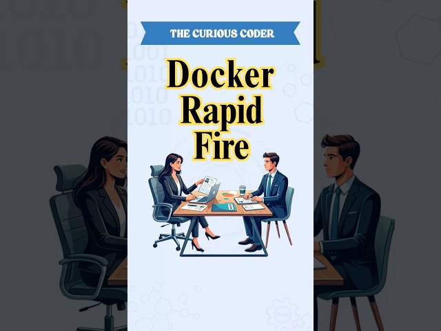 🚀 Docker Rapid Fire Interview Questions | Java Backend #shorts
