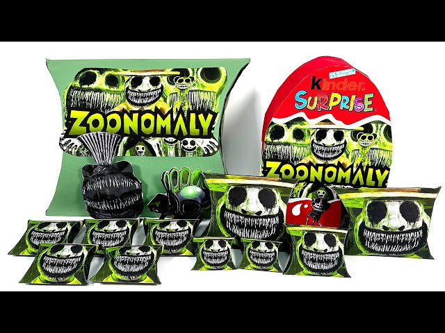 UNBOXING MYSTERY LEGO Zoonomaly KINDER EGGS Blind Bags‼️❌(DO NOT WATCH!😱)