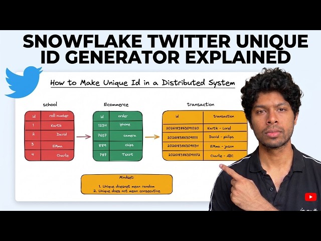 Twitter Snowflake ID Generator | Unique ID Generation | System Design