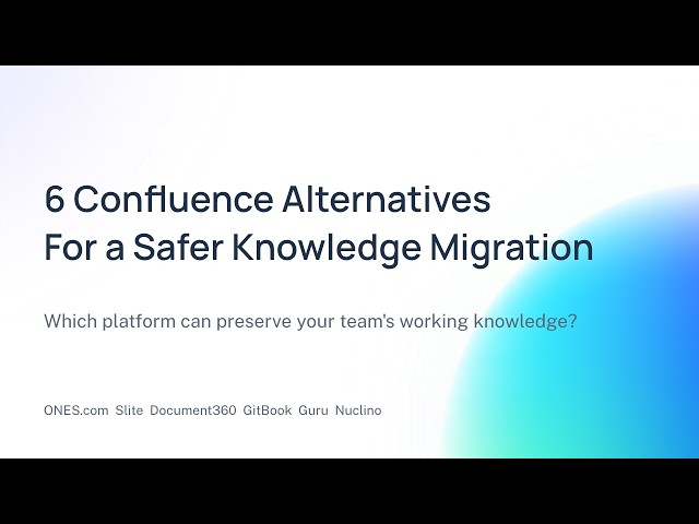6 Confluence Alternatives for Structured Knowledge Migration