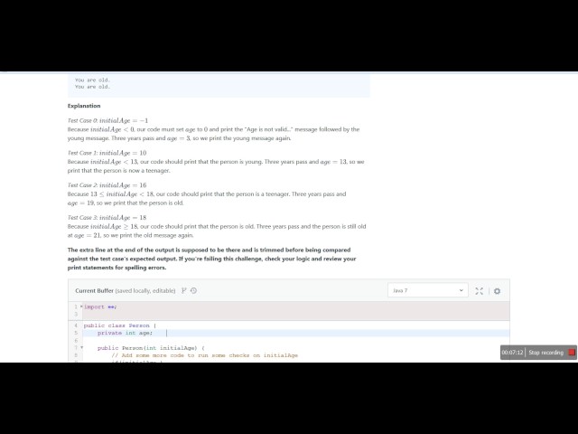 Day4 in 30 days of code "Day 4: Class vs. Instance"