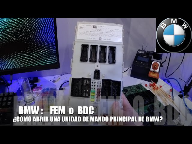 How to Open a BMW FEM or BDC Without Damaging It