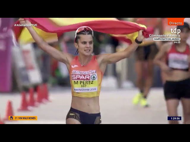 🥇 MARÍA PÉREZ, EUROPEAN CHAMPION! Another gold for Spain in Birmingham 🇪🇸