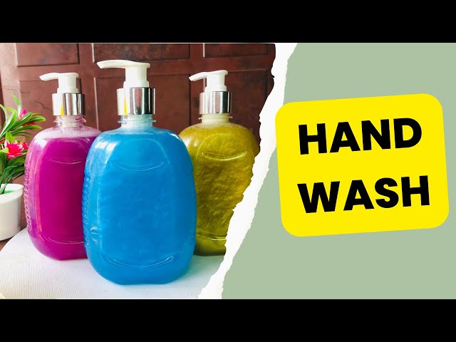 How to make hand wash | liquid handwash