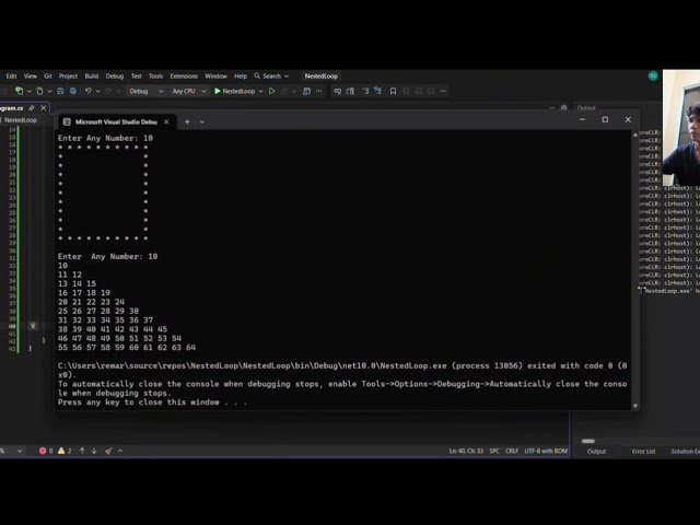 Nested Loop (C#)