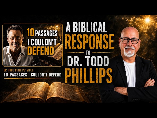 A Biblical Response to Dr  Todd Phillips